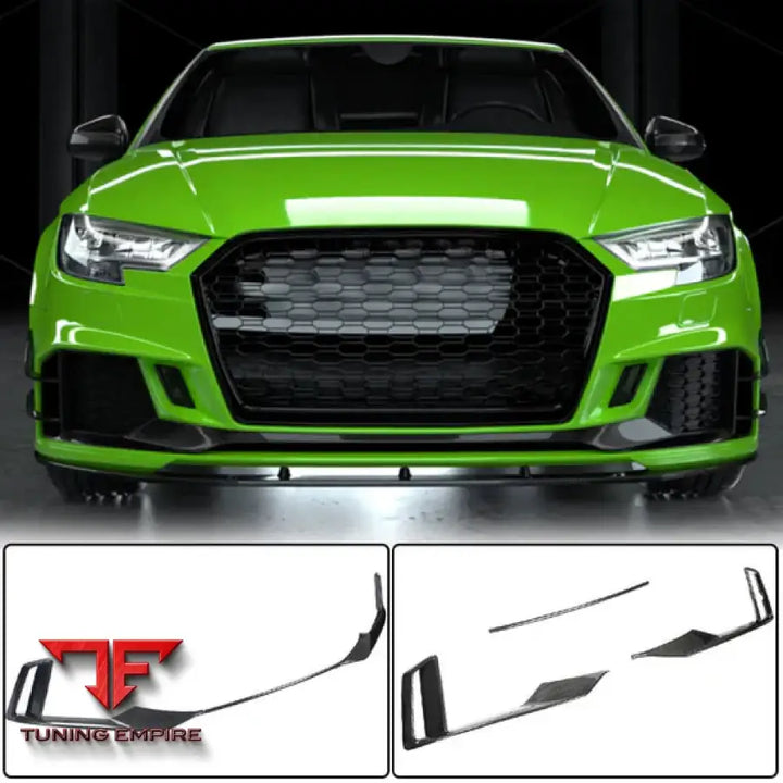 AUDI RS3 8V.5 SEDAN FACELIFT CARBON FIBER PARTS 2017–2019Y