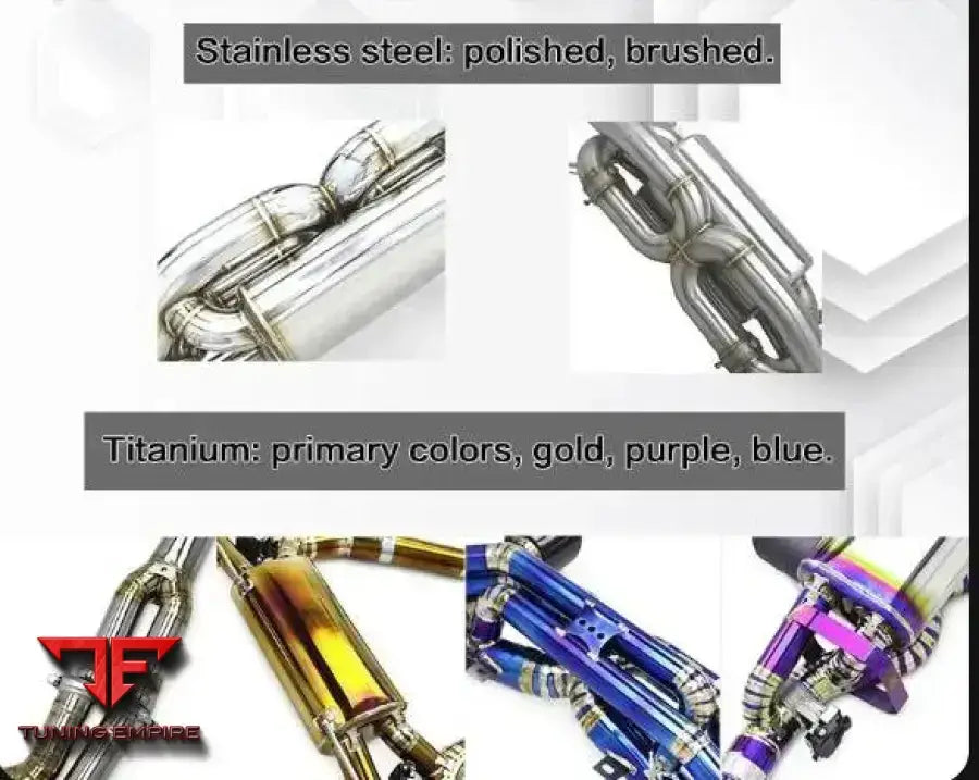AUDI RS3 8Y TTRS 2.5T CATBACK VALVETRONIC EXHAUST SYSTEM 2017-2023