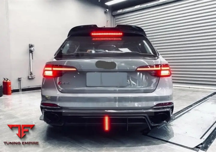 AUDI RS4 A4 AVANT B9 2018-2020 CARBON FIBER REAR DIFFUSER