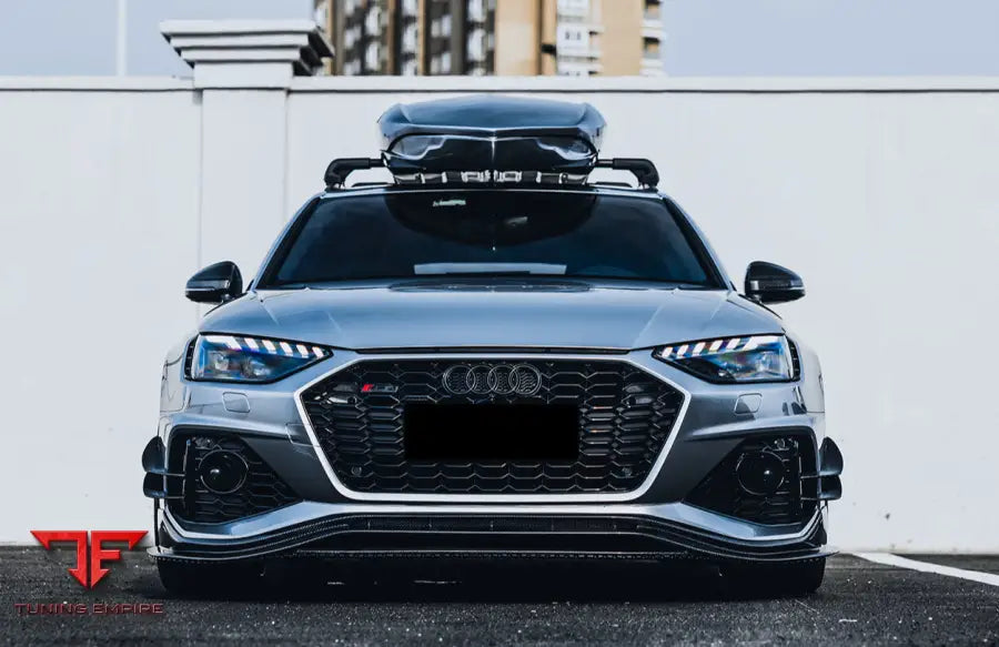 Audi Rs4 B9.5 Bkss Style Carbon Fiber Front Lip