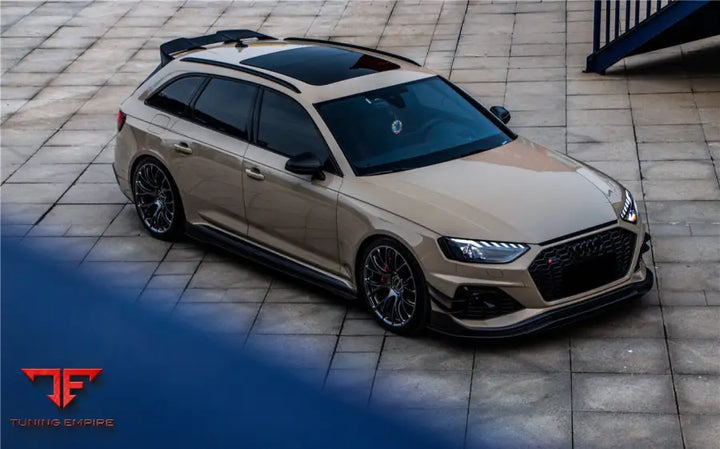Audi Rs4 B9.5 Bkss Style Carbon Fiber Front Lip