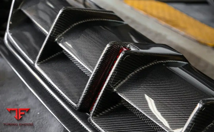 Audi Rs4 B9 Bkss Style Rear Diffuser With Winglets