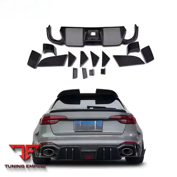 AUDI RS4 CARBON FIBER BODY KIT PARTS