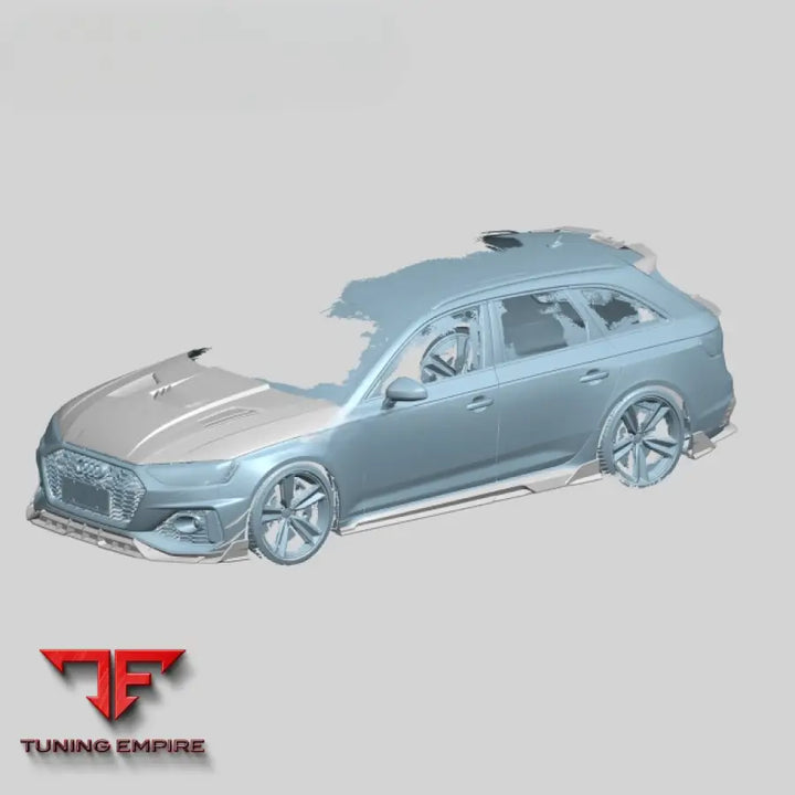 AUDI RS4 DRY CARBON FIBER BODY KIT PARTS