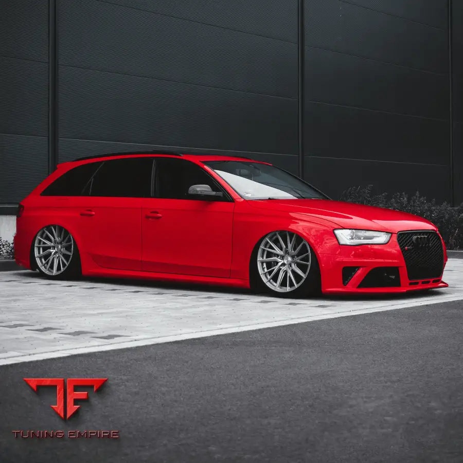 AUDI RS4 WAGON B8 VOSSEN HF-4T SATIN SILVER WHEELS