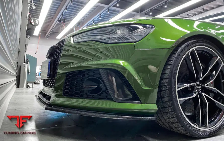Audi Rs6 Avant Mn Style Carbon Fiber Front Lip
