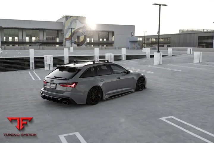 AUDI RS6 FORGED WHEELS AND EXHAUST SYSTEM