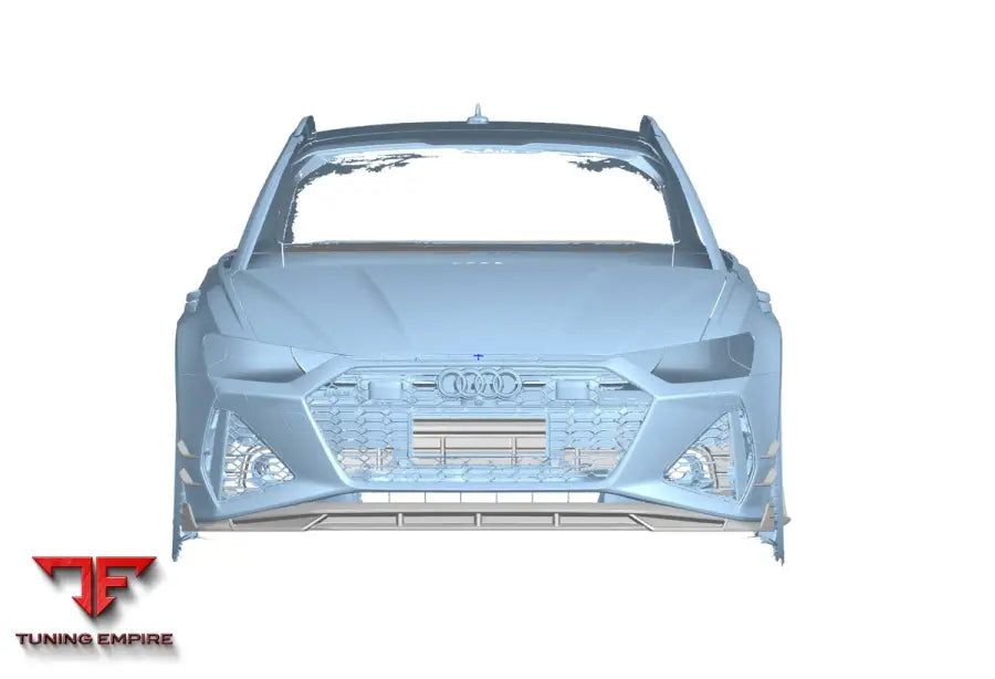 Audi Rs6 & Rs7 C8 Ad Style Dry Carbon Fiber Front Lip Splitter (Copy)