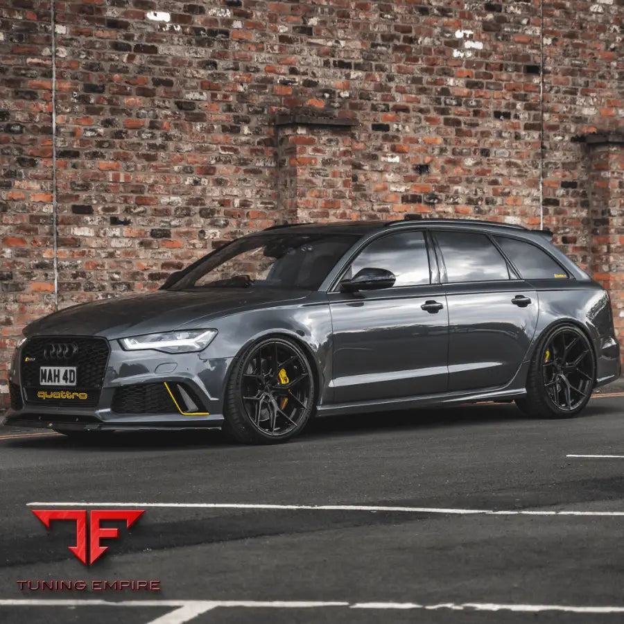 AUDI RS6 WAGON VOSSEN HF-5 GLOSS BLACK WHEELS