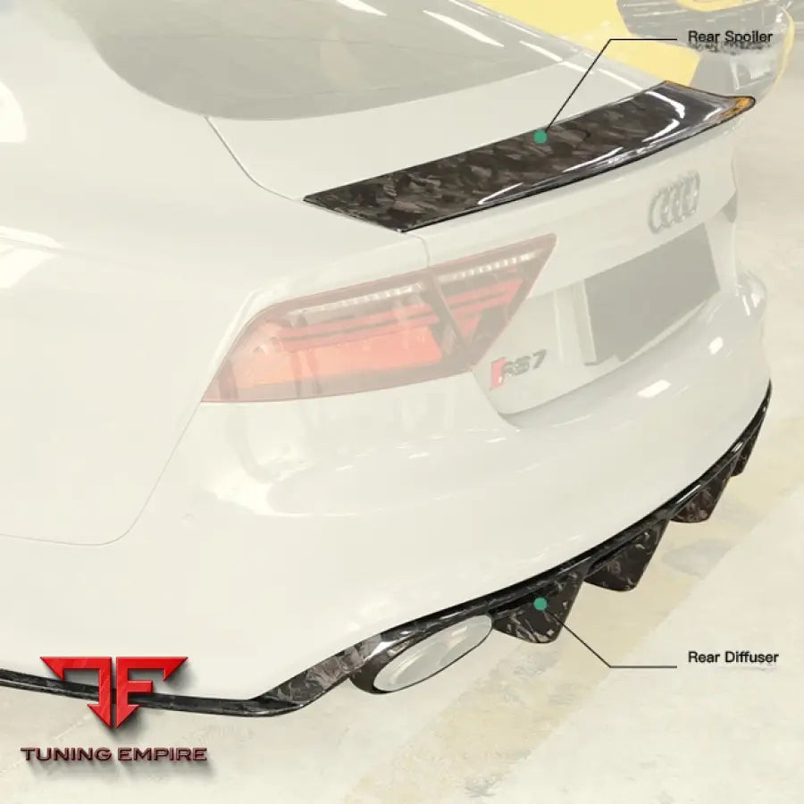 AUDI RS7 DRY CARBON FIBER BODY KIT PARTS