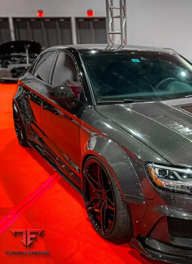 AUDI S3 A3 S-LINE 8V/8V.5 CARBON FIBER PARTS 2014-2020Y