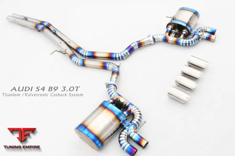 Audi S4 B9 3.0T Titanium Valvetronic Exhaust System