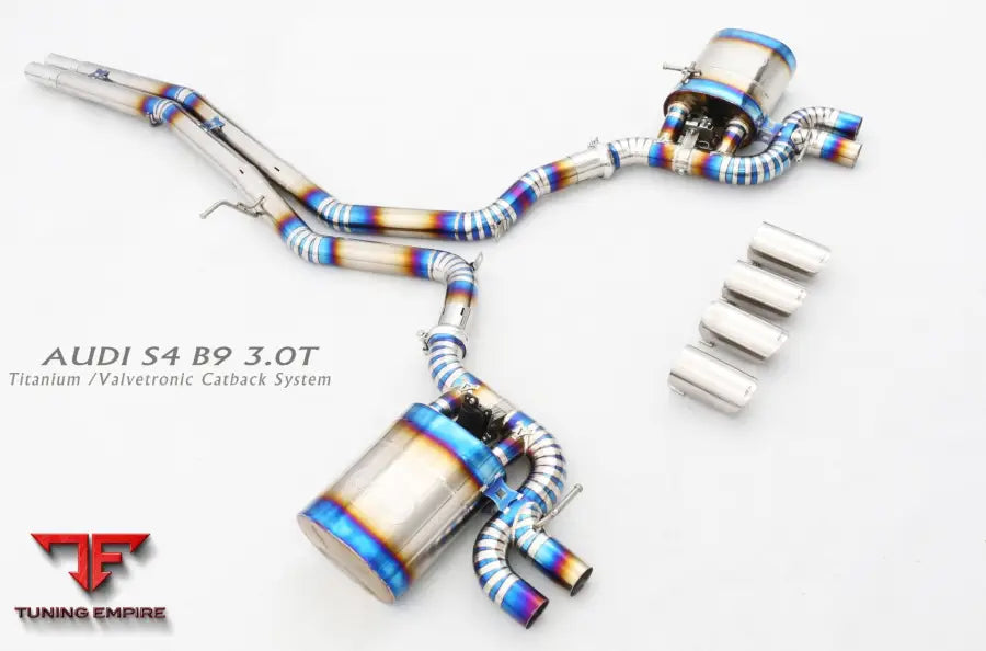 Audi S4 B9 3.0T Titanium Valvetronic Exhaust System