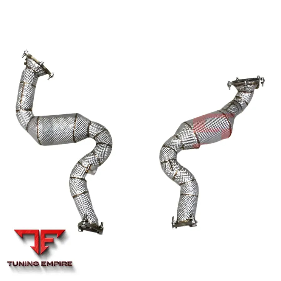 AUDI S6 S7 C7 4.0T STAINLESS STEEL HEAT SHIELD DOWNPIPE 2013-2018