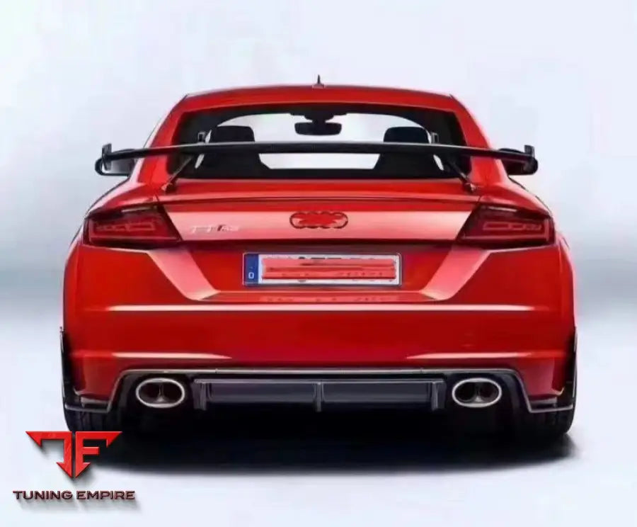 AUDI TT REAR WING FIT FOR SERIES TT RS STYLE CARBON FIBER TRUNK SPOILER