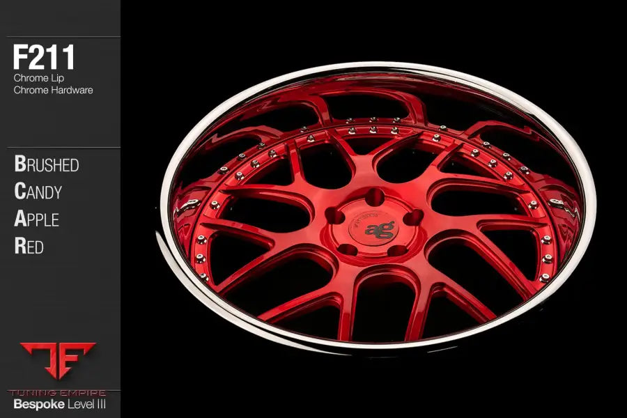 AVANT GARDE AG F211 - BRUSHED CANDY APPLE RED