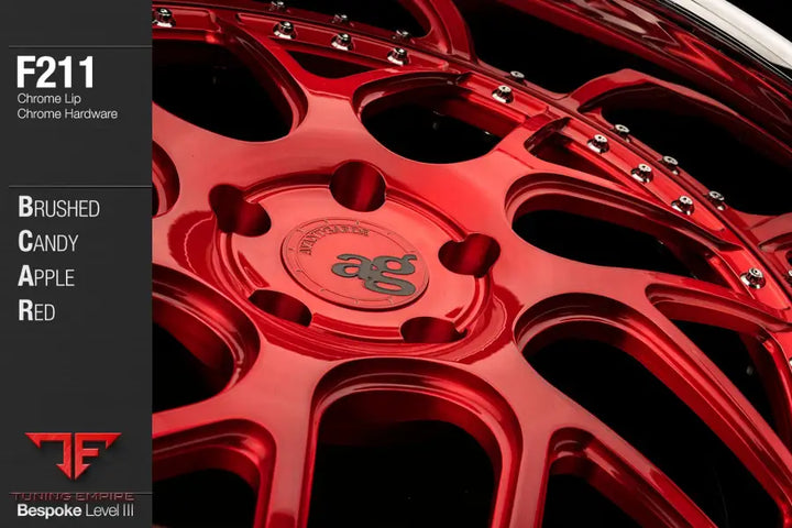 AVANT GARDE AG F211 - BRUSHED CANDY APPLE RED