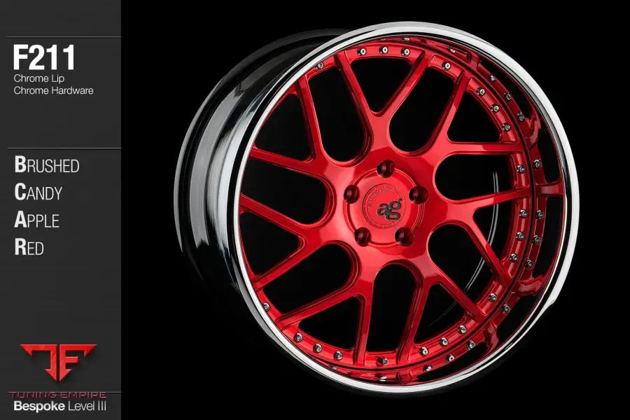 AVANT GARDE AG F211 - BRUSHED CANDY APPLE RED