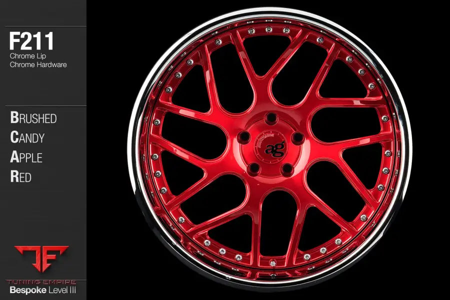 AVANT GARDE AG F211 - BRUSHED CANDY APPLE RED