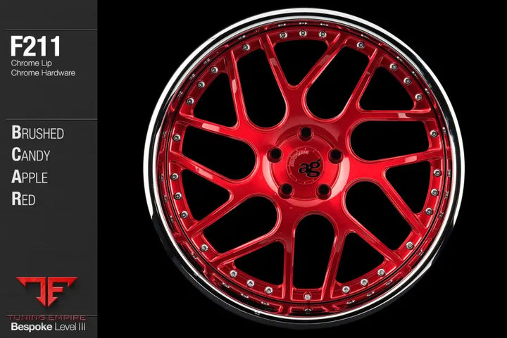 AVANT GARDE AG F211 - BRUSHED CANDY APPLE RED