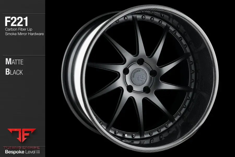 AVANT GARDE AG F221 - MATTE BLACK