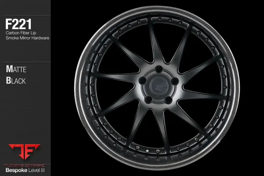 AVANT GARDE AG F221 - MATTE BLACK