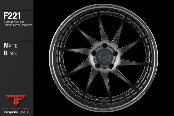 AVANT GARDE AG F221 - MATTE BLACK