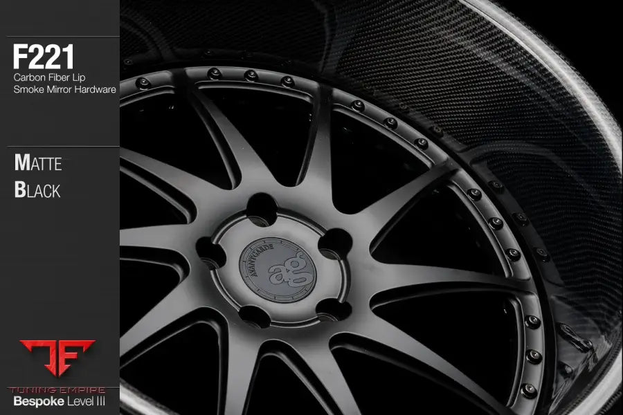 AVANT GARDE AG F221 - MATTE BLACK