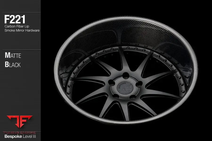 AVANT GARDE AG F221 - MATTE BLACK