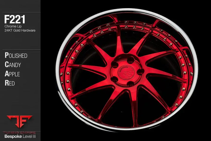 AVANT GARDE AG F221 - POLISHED CANDY APPLE RED