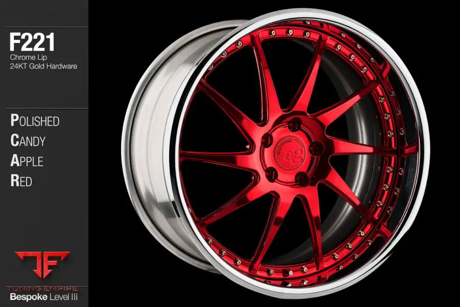 AVANT GARDE AG F221 - POLISHED CANDY APPLE RED