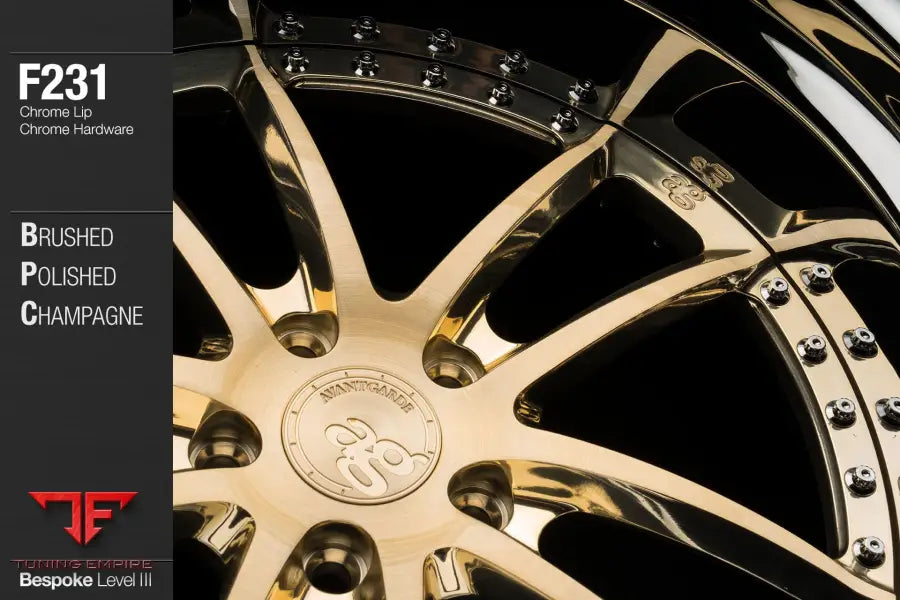 AVANT GARDE AG F231 - BRUSHED POLISHED CHAMPAGNE