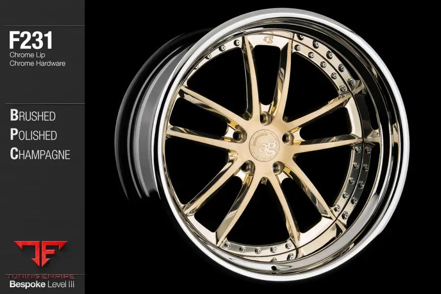 AVANT GARDE AG F231 - BRUSHED POLISHED CHAMPAGNE