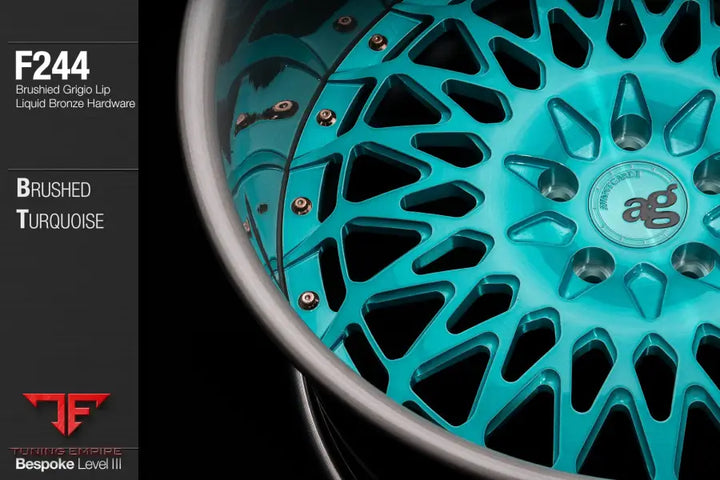 AVANT GARDE AG F244 - BRUSHED TURQUOISE