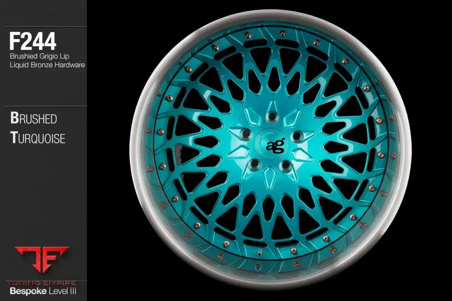 AVANT GARDE AG F244 - BRUSHED TURQUOISE