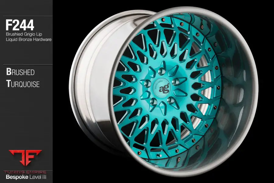 AVANT GARDE AG F244 - BRUSHED TURQUOISE