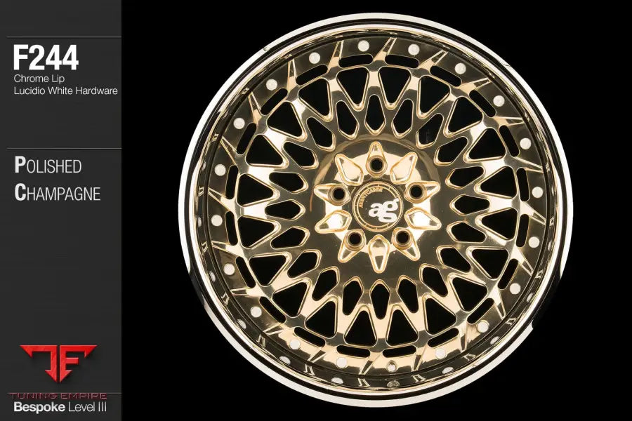 AVANT GARDE AG F244 - POLISHED CHAMPANGE