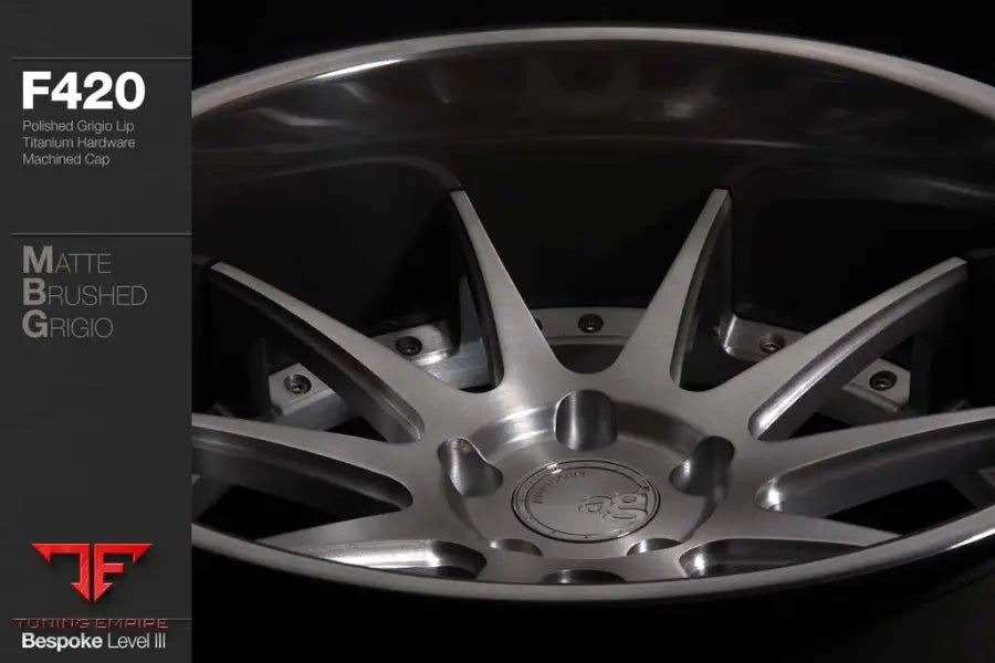 AVANT GARDE AG F420 - MATTE BRUSHED GRIGIO