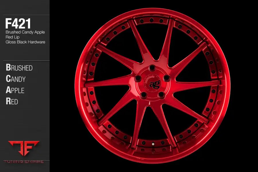 AVANT GARDE AG F421 - BRUSHED CANDY APPLE RED