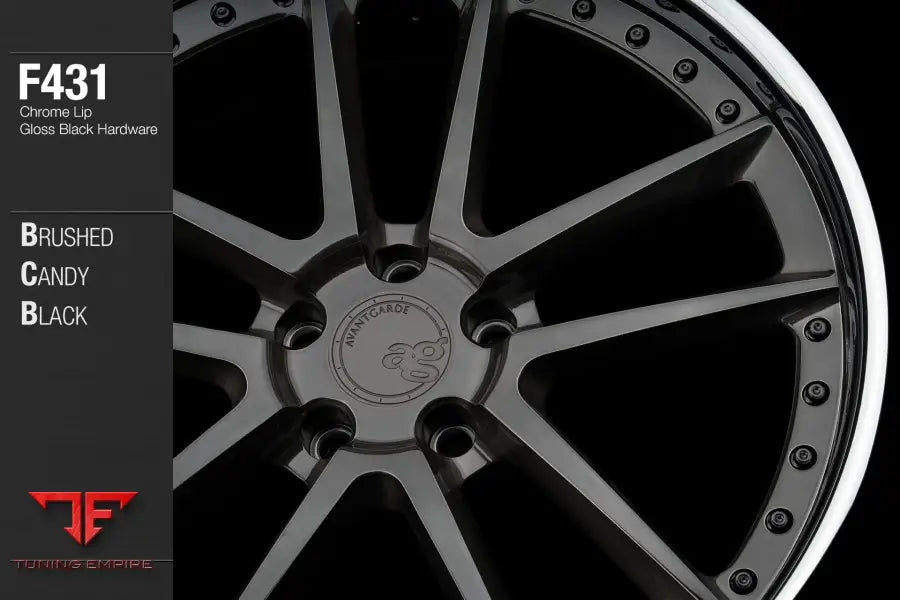 AVANT GARDE AG F431 - BRUSHED CANDY BLACK