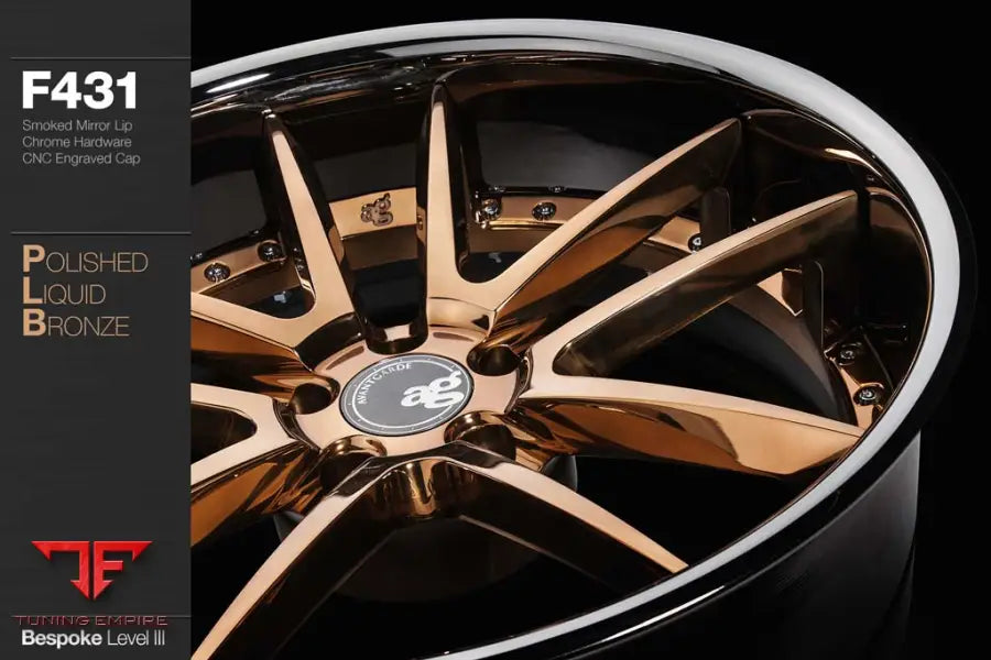 AVANT GARDE AG F431 - POLISHED LIQUID BRONZE