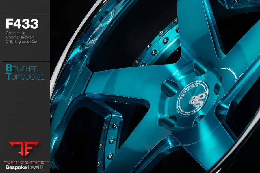 AVANT GARDE AG F433 - BRUSHED TURQUOISE