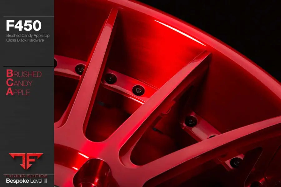 AVANT GARDE AG F450 - BRUSHED CANDY APPLE RED