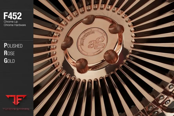 AVANT GARDE AG F452 - POLISHED ROSE GOLD