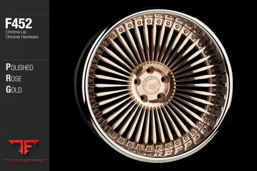 AVANT GARDE AG F452 - POLISHED ROSE GOLD