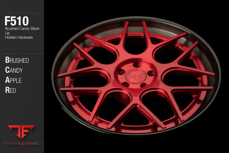 AVANT GARDE AG F510 - BRUSHED CANDY APPLE RED