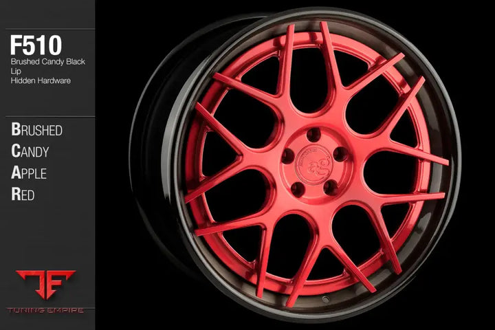 AVANT GARDE AG F510 - BRUSHED CANDY APPLE RED