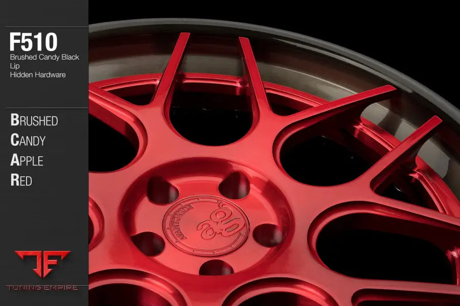 AVANT GARDE AG F510 - BRUSHED CANDY APPLE RED