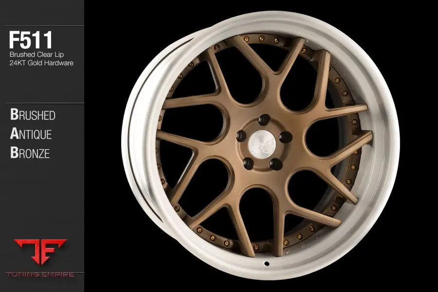 AVANT GARDE AG F511 - MATTE BRUSHED ANTIQUE BRONZE