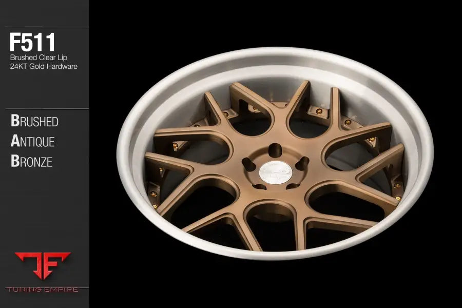 AVANT GARDE AG F511 - MATTE BRUSHED ANTIQUE BRONZE